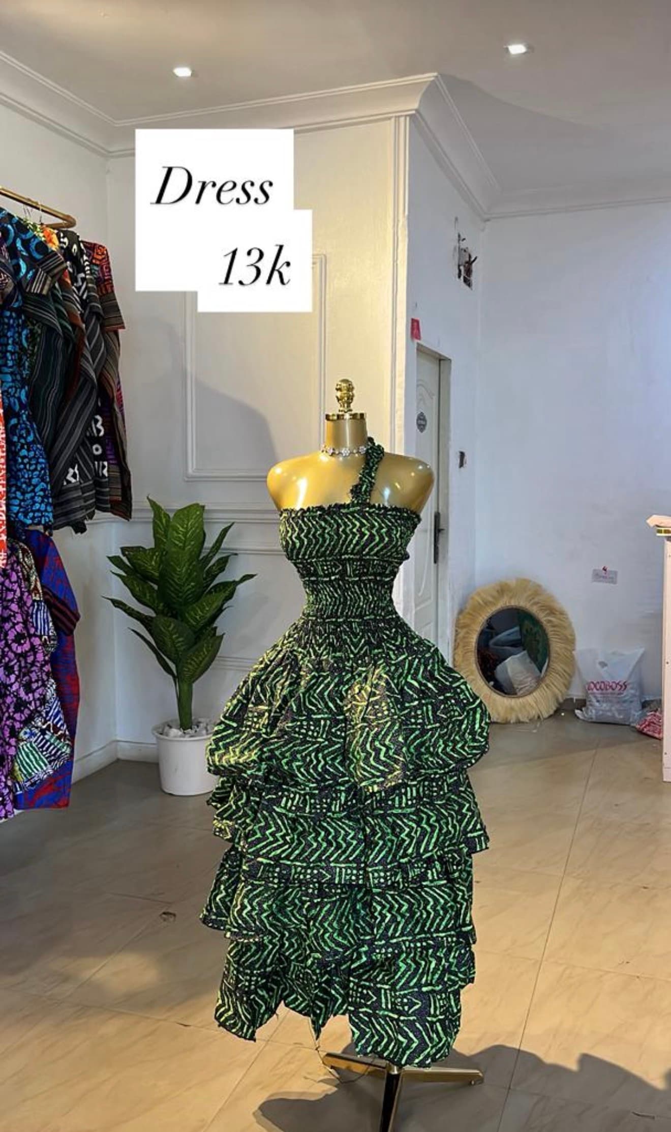 Patchwork Tiered Gown 3