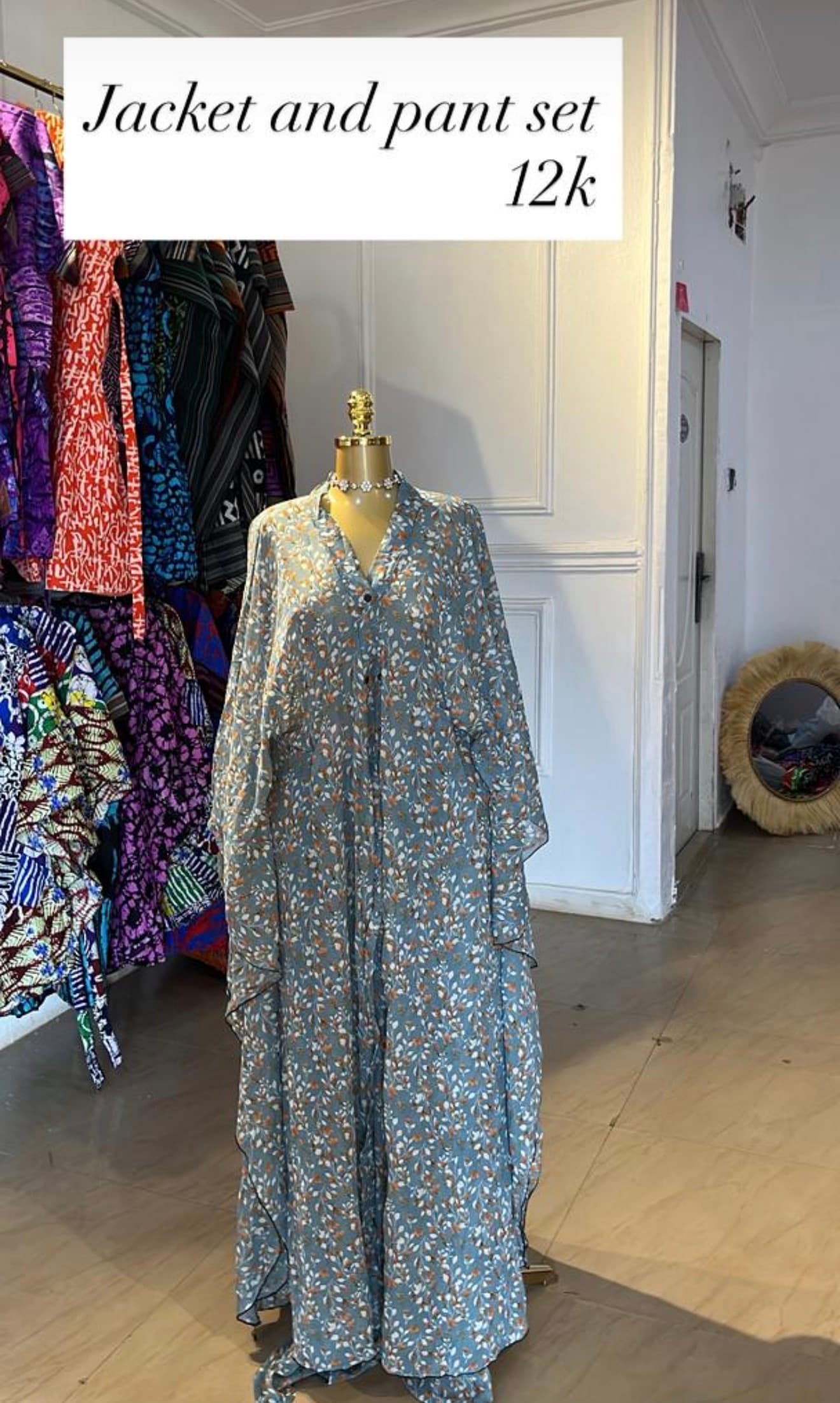 Ankara Kimono & Pant Set 5